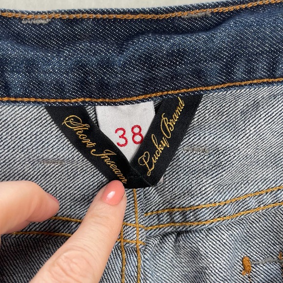 Lucky Brand 361‎ Vintage Straight Short Inseam Men's Jeans Dark Wash 38x28 - Picture 8 of 11